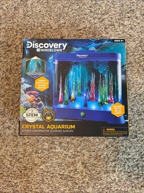 Discovery Crystal Aquarium Kit - Blue with Multicolor Crystals